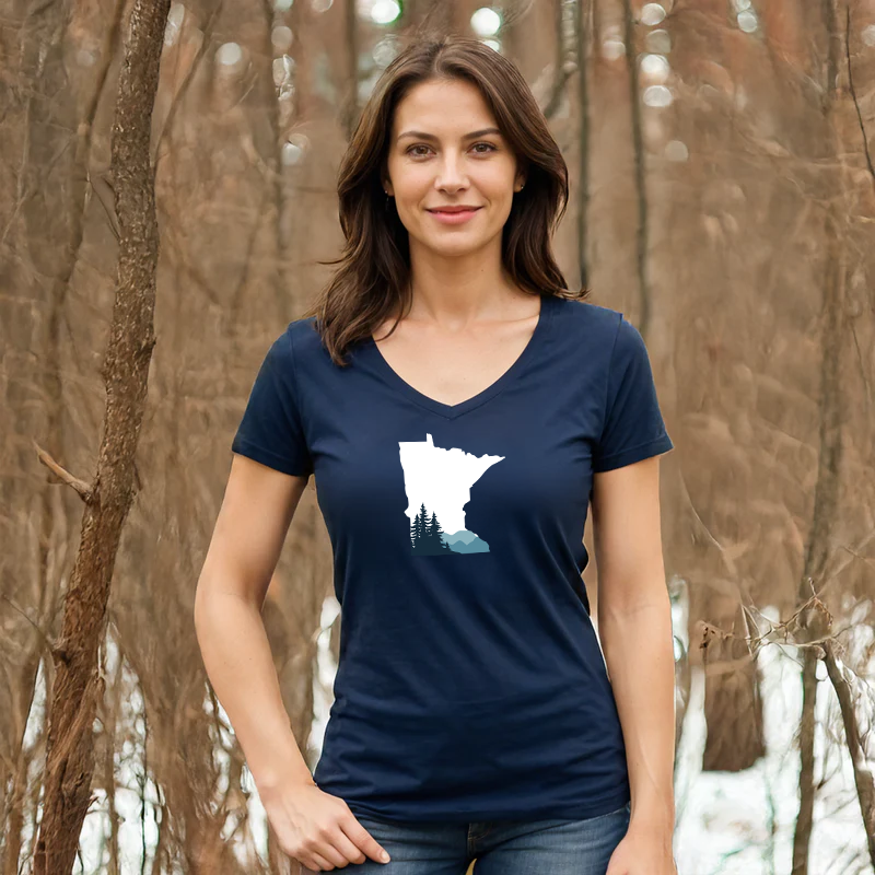 "Minnesota Vista"Women's V-Neck