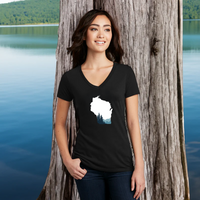 "Wisconsin Vista"Women's V-Neck