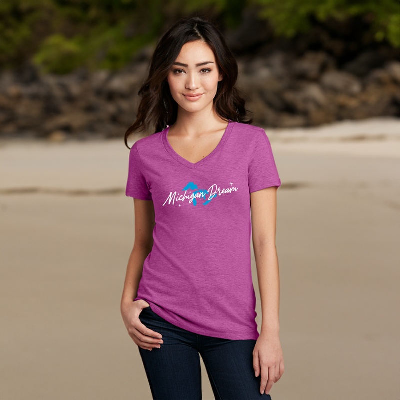 "Michigan Dream"Women's V-Neck