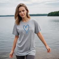 "Lion Heart"Relaxed Fit Crew Unisex T-Shirt