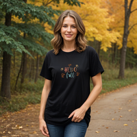 "Welcome Fall"Relaxed Fit Crew Unisex T-Shirt