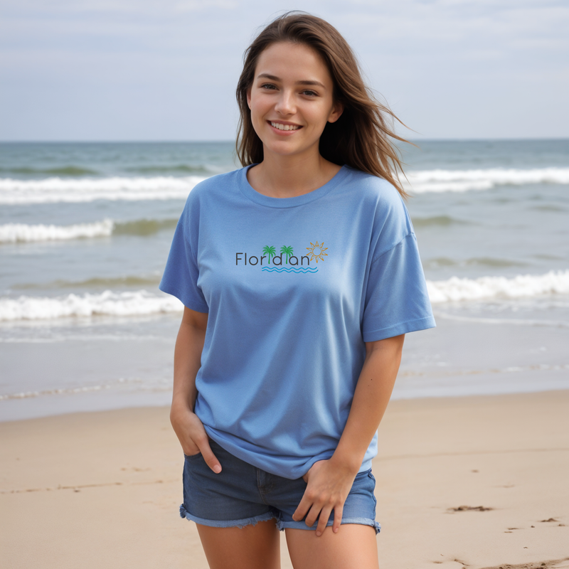 "Floridian"Relaxed Fit Crew Unisex T-Shirt