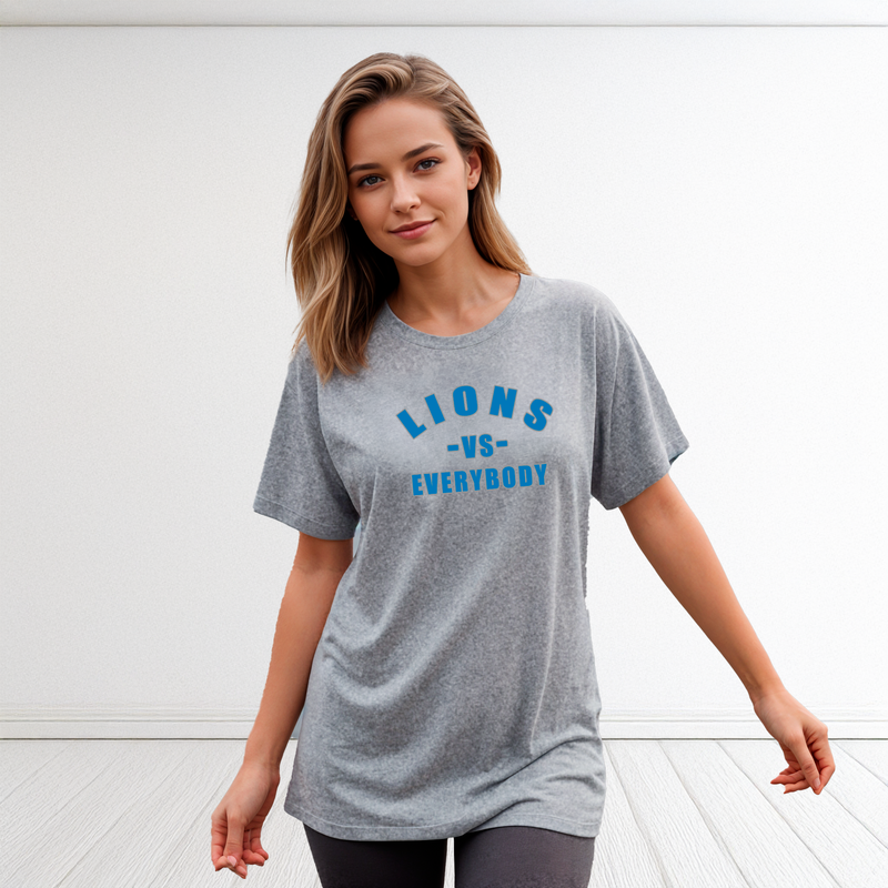 "Lions -vs- Everybody"Relaxed Fit Crew Unisex T-Shirt