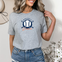 "Baseball In The D"Relaxed Fit Crew Unisex T-Shirt