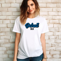 "313 Football"Relaxed Fit Crew Unisex T-Shirt