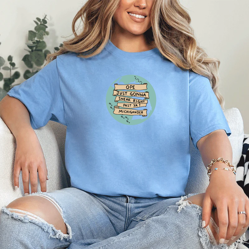 "Ope..."Relaxed Fit Crew Unisex T-Shirt