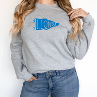 "Let's Go Lions"Relaxed Fit Long Sleeve Unisex T-Shirt