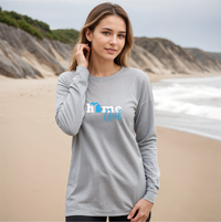 "Home Girl"Relaxed Fit Long Sleeve Unisex T-Shirt