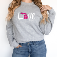 "Pink Love Plaid"Relaxed Fit Long Sleeve Unisex T-Shirt