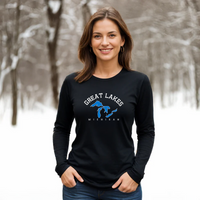 "5 Great Lakes"Relaxed Fit Long Sleeve Unisex T-Shirt