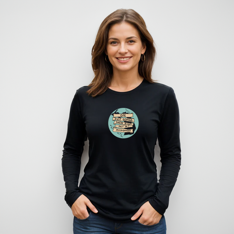 "Ope..."Relaxed Fit Long Sleeve Unisex T-Shirt