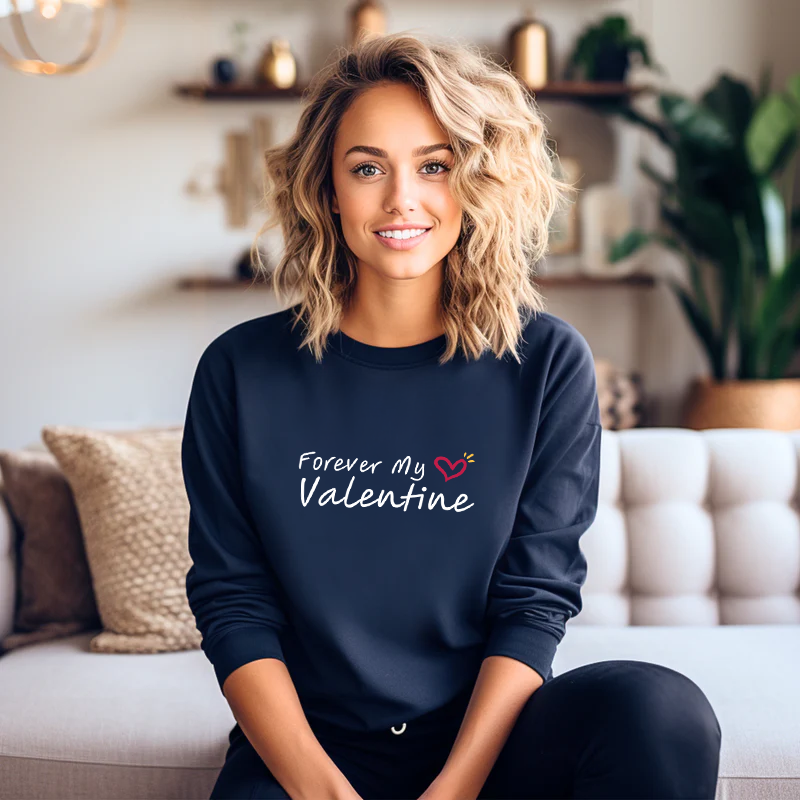 "My Valentine.... Forever"Relaxed Fit Long Sleeve Unisex T-Shirt