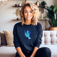 "Minnesota Northern Lights"Relaxed Fit Long Sleeve Unisex T-Shirt