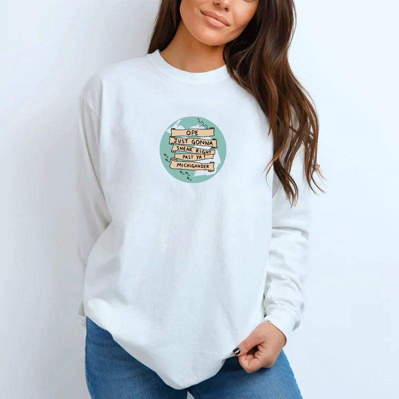 "Ope..."Relaxed Fit Long Sleeve Unisex T-Shirt