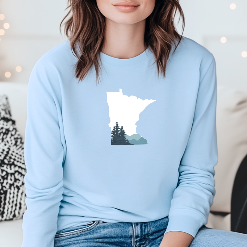 "Minnesota Vista"Relaxed Fit Long Sleeve Unisex T-Shirt