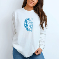 "Lion Fan"Relaxed Fit Long Sleeve Unisex T-Shirt