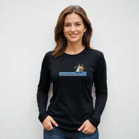 "Lake Michigan"Relaxed Fit Long Sleeve Unisex T-Shirt