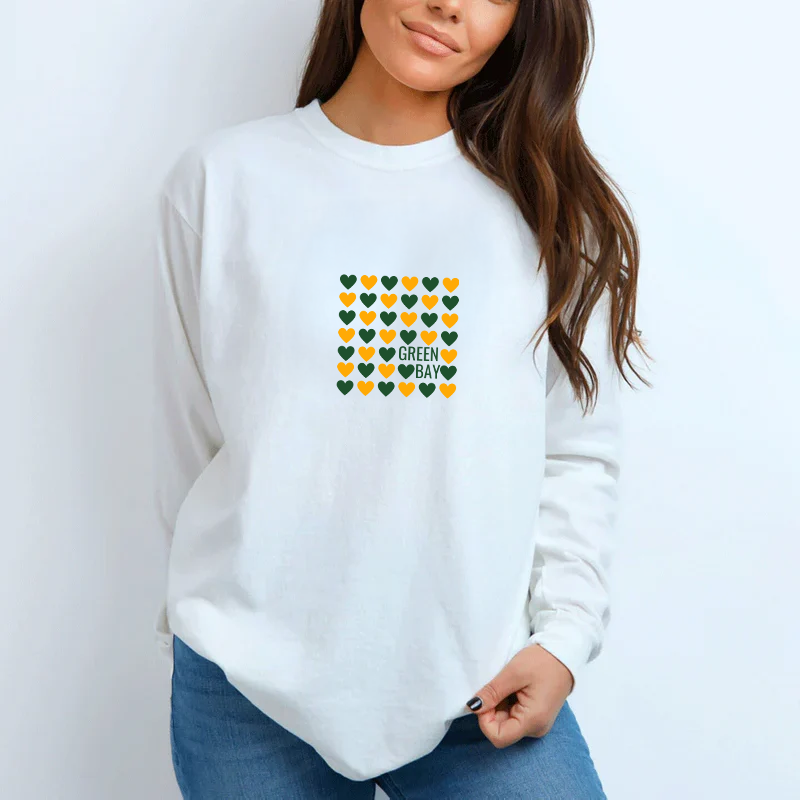 "Heart Of The City"Relaxed Fit Long Sleeve Unisex T-Shirt