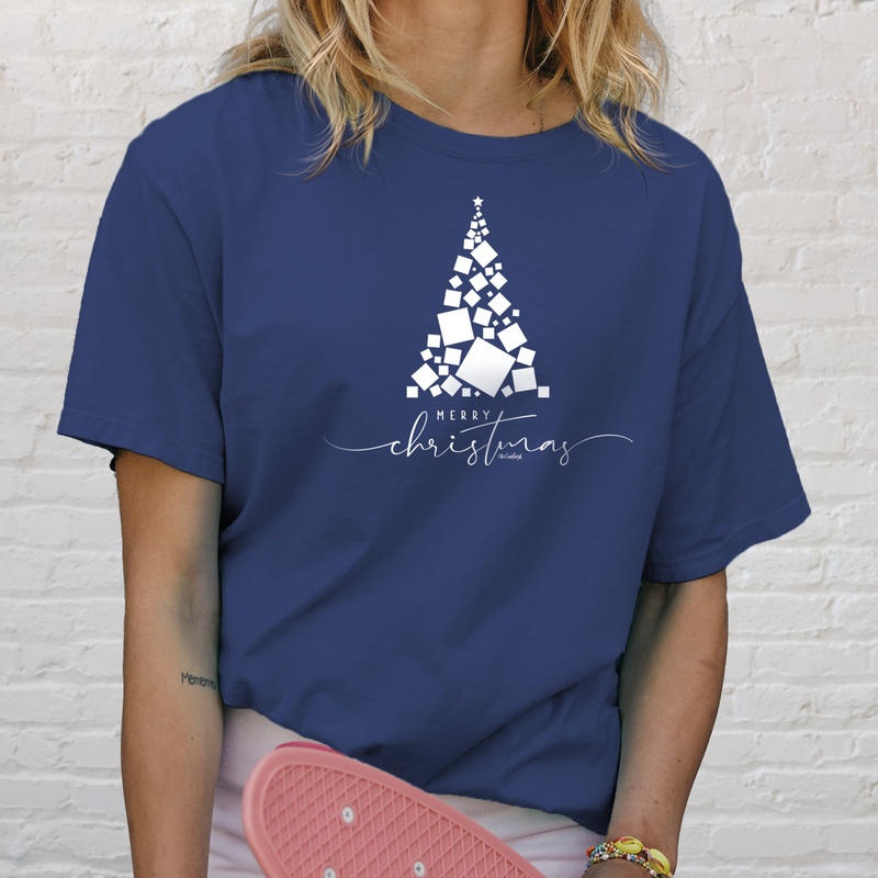 "Merry Christmas"Relaxed Fit Stonewashed Unisex T-Shirt