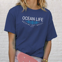 "Ocean Life"Relaxed Fit Stonewashed Unisex T-Shirt