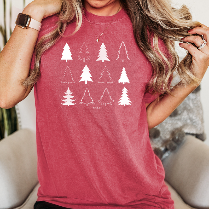 "Oh Christmas Tree"Relaxed Fit Stonewashed Unisex T-Shirt