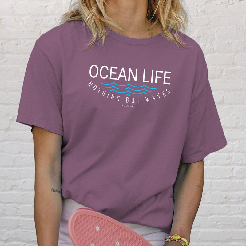 "Ocean Life"Relaxed Fit Stonewashed Unisex T-Shirt