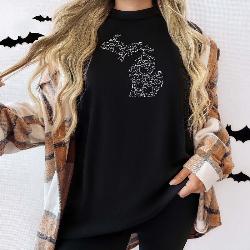 "Spooky Night"Relaxed Fit Stonewashed Unisex T-Shirt