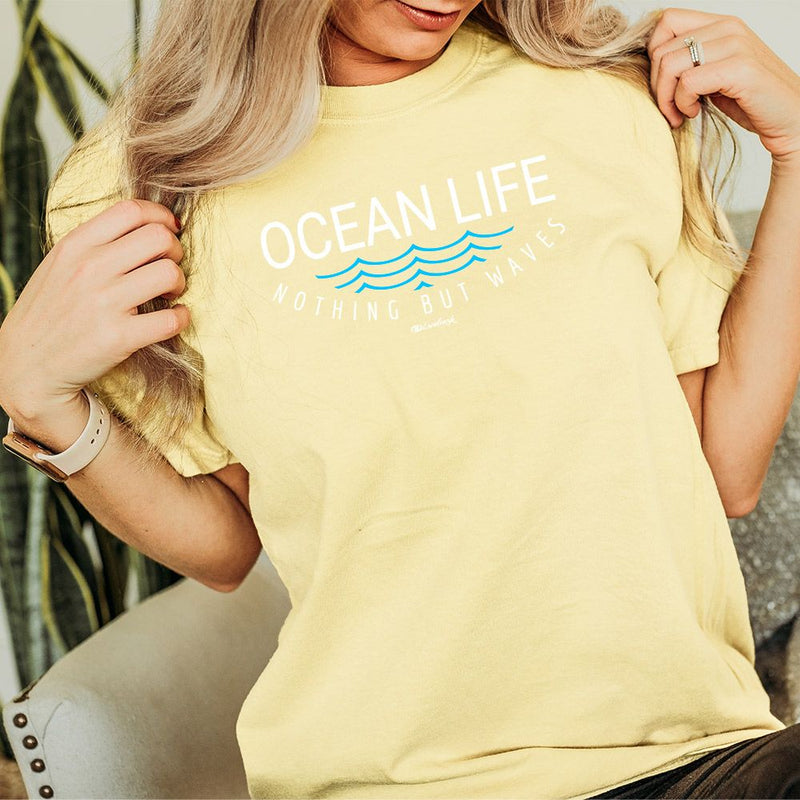 "Ocean Life"Relaxed Fit Stonewashed Unisex T-Shirt