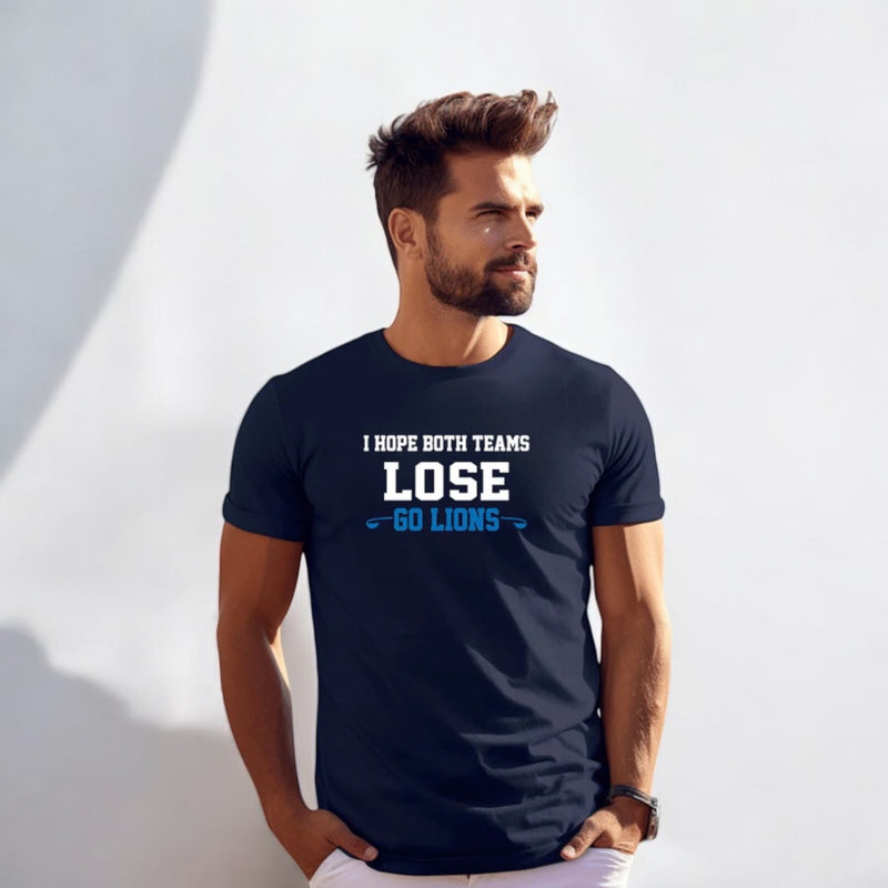 SALE "I Hope Both Teams Lose"Men's Crew T-Shirt