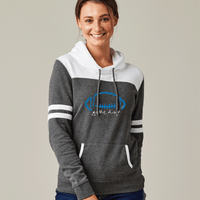 "Game Day"Ladies Varsity Fleece Pullover Hood