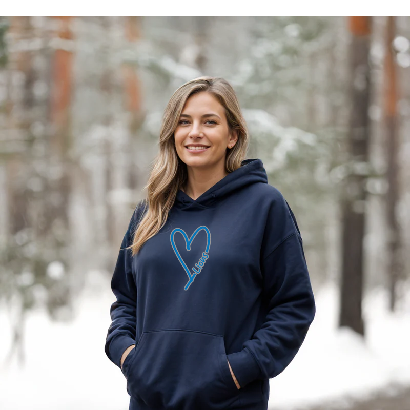 "Lion Heart"Relaxed Fit Classic Unisex Hoodie