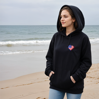 SALE "I Love America"Relaxed Fit Classic Unisex Hoodie