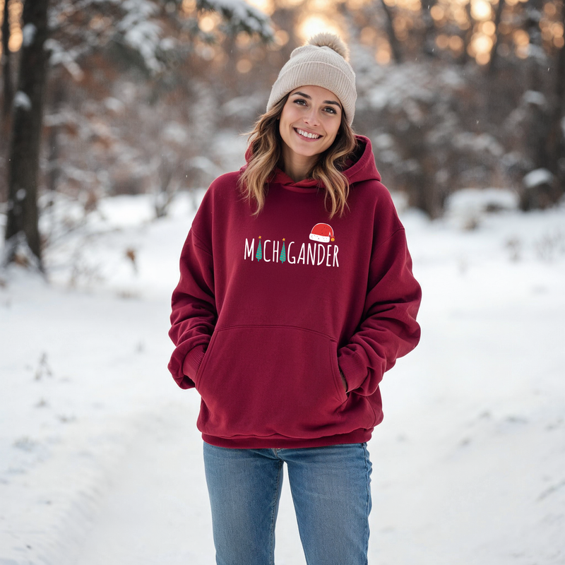 "SANTA Michigander"Relaxed Fit Classic Unisex Hoodie Deal