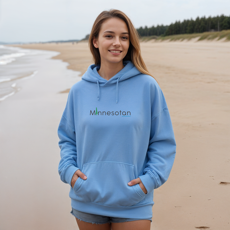 "Minnesotan"Relaxed Fit Classic Unisex Hoodie