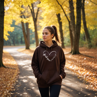 "Fall In Love With Michigan"Relaxed Fit Classic Unisex Hoodie