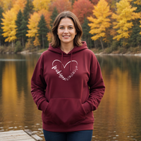 "Fall In Love With Michigan"Relaxed Fit Classic Unisex Hoodie