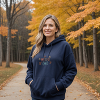 "Welcome Fall"Relaxed Fit Classic Unisex Hoodie