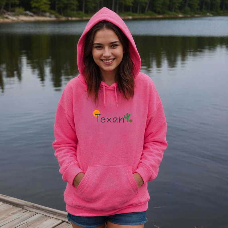 "Texan"Relaxed Fit Classic Unisex Hoodie