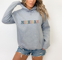 "Timeless Michigan"Relaxed Fit Classic Unisex Hoodie