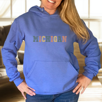 "Timeless Michigan"Relaxed Fit Classic Unisex Hoodie