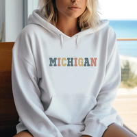 "Timeless Michigan"Relaxed Fit Classic Unisex Hoodie