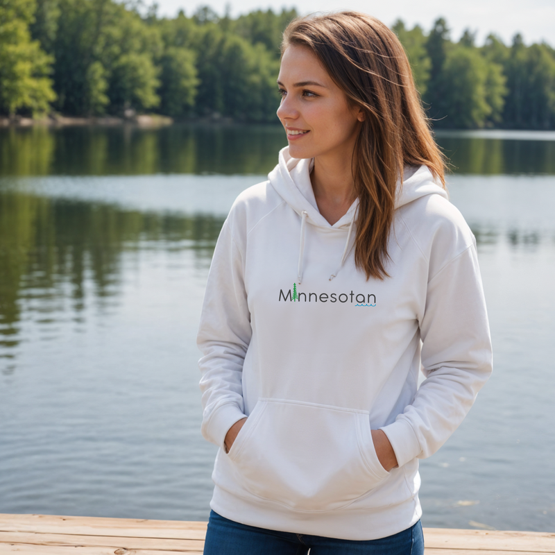 "Minnesotan"Relaxed Fit Classic Hoodie