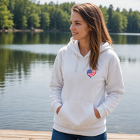 SALE "I Love America"Relaxed Fit Classic Unisex Hoodie