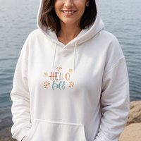 "Welcome Fall"Relaxed Fit Classic Unisex Hoodie