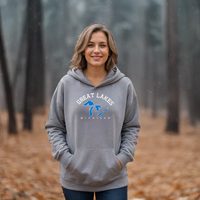 "5 Great Lakes"Relaxed Fit Classic Unisex Hoodie