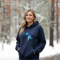 "Michigan Northern Lights"Relaxed Fit Classic Unisex Hoodie