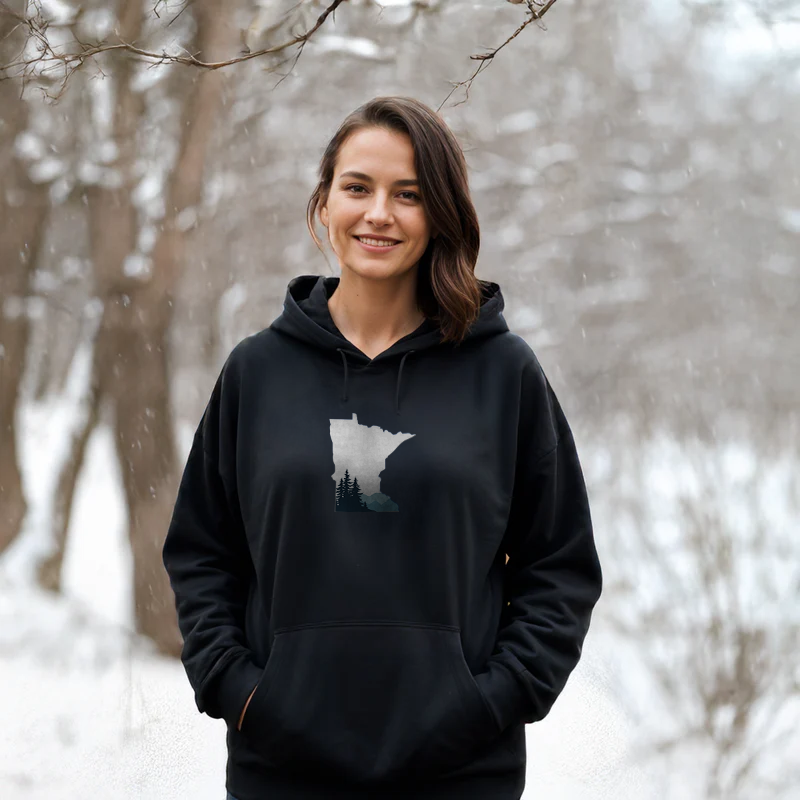 "Minnesota Vista"Relaxed Fit Classic Unisex Hoodie