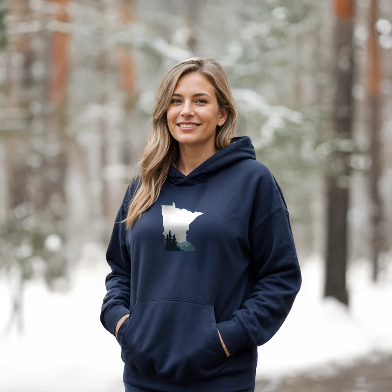 "Minnesota Vista"Relaxed Fit Classic Unisex Hoodie