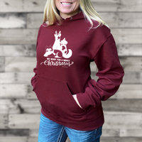 "A Very Doggy Christmas"Relaxed Fit Classic Unisex Hoodie