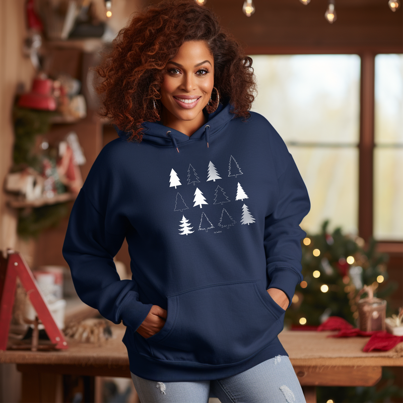 "Oh Christmas Tree"Relaxed Fit Classic Unisex Hoodie